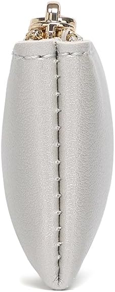 Slim Pencil Case Small Pencil Pouch Pen Case (Pearl Silver/FL)