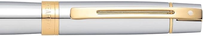 Sheaffer 300 Chrome Rollerball Pen with Gold Tone Trim