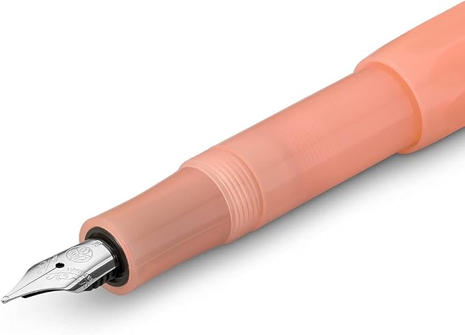 Kaweco Frosted Sport Fountain Pen - Soft Mandarin, Broad