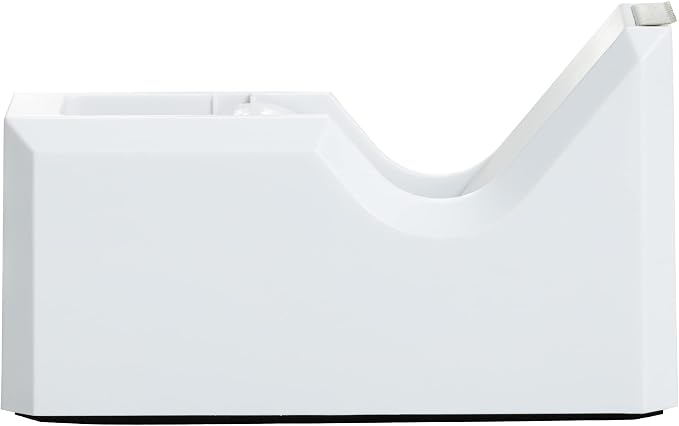 JAM PAPER Colorful Desk Tape Dispensers - White - Sold Individually