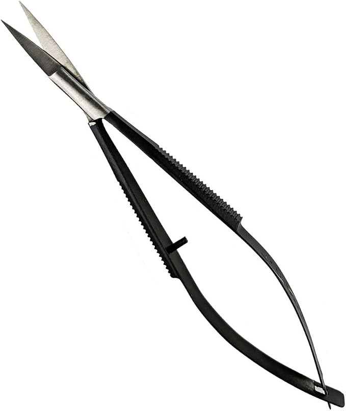 Joey Healy Precision Brow Scissor, Precision Brow Shaping Scissors, Ergonomic Spring Grip, Stainless Steel and Ultra-Maneuvering Eyebrow Trimmers