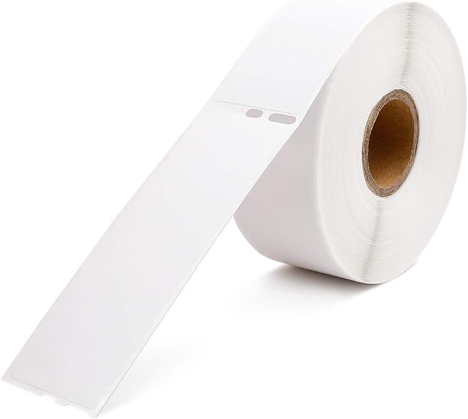 30252 White Paper Address Label 1-1/8" x 3-1/2" Compatible with Dymo LW 450 | For LabelWriter 330 400 450 Twin Turbo 4XL Printer, 350 Stickers Per Roll, 1 Roll, Thermal label maker refills
