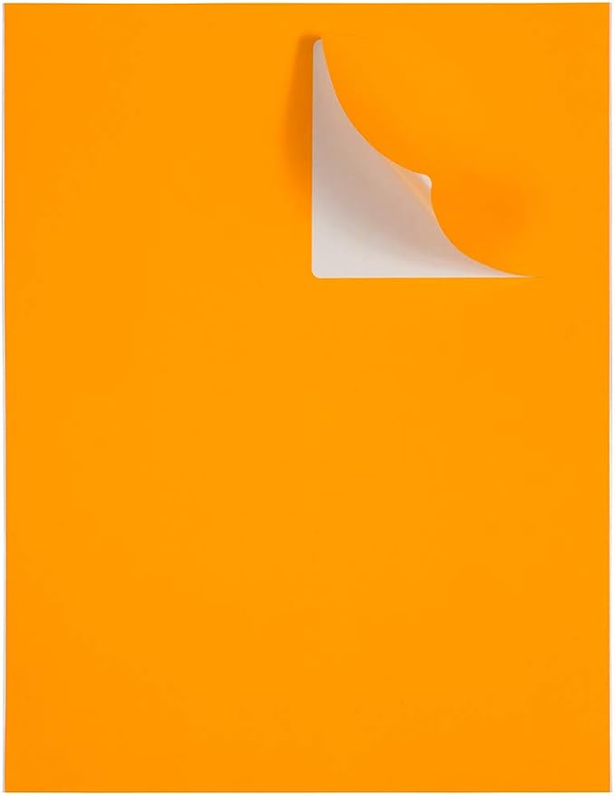 JAM PAPER Shipping Address Labels - Large - 3 1/3 x 4 - Neon Fluorescent Orange - 120/Pack
