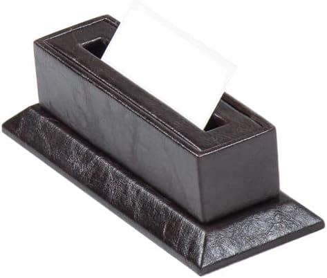 Bonded Leather Desk Organizer Set – Executive 12-Piece Desk Pads, Name Plate, Pens, Coasters & Office Accessories – Office Organization & Decor