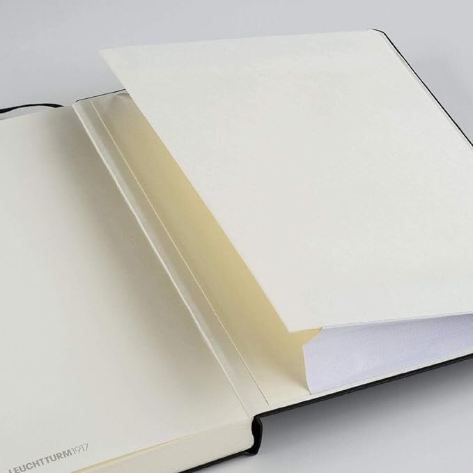 LEUCHTTURM1917 - 120G Special Edition - Medium A5 Hardcover Notebook - 203 Numbered Pages with 120gsm Paper (Navy, Dotted)