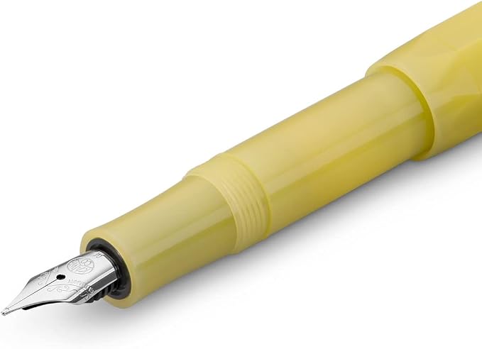 Kaweco Frosted Sport Fountain Pen - Sweet Banana, Extra-Fine