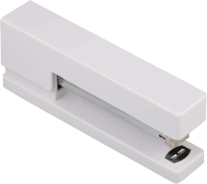 JAM PAPER Desk Trio Pack - White - Stapler, Tape Dispenser & Pen Holder - 3/Pack