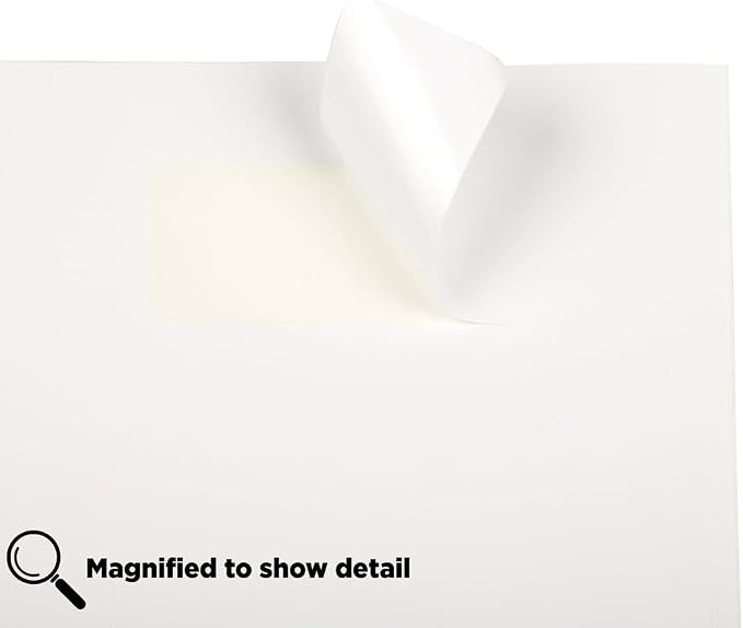 JAM PAPER Shipping Address Labels - Rectangular - 1 1/3 x 4 - White - 126/pack