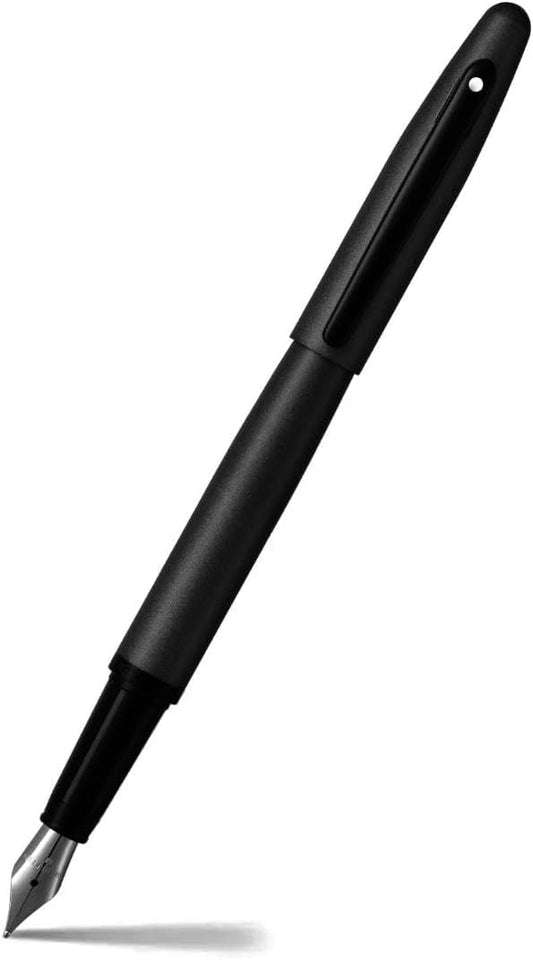 Sheaffer VFM Gunmetal Grey Lacquer w/Matte Black Powder Coated Appointments and Medium Nib Fountain Pen