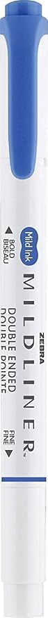 Zebra Pen Mildliner Double-Ended Highlighter Marker Set, Broad and Fine Point Tips, No Bleed, Ideal for Bible Highlighting Journaling, School and Office Supplies, 18 Assorted Colors, Pack of 18