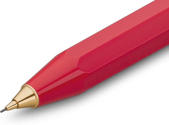 Kaweco CLASSIC SPORT Mechanical Pencil Red 0.7 mm HB I Exclusive Lead Pencil in Classic Design 10.5 cm I Refillable