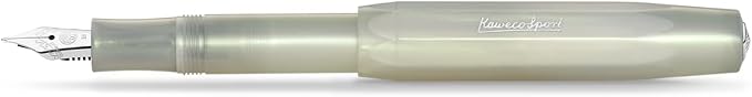 Kaweco LUNAR SPORT Fountain Pen Light Green I Premium Reservoir Pen with Steel Nib for Ink Cartridges 13 cm I Nib: EF (Extra Fine)