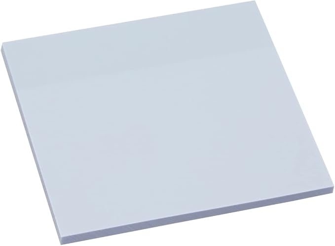 12-Pack 3x3-Inch Transparent Sticky Notes, 5.2mil Clear Plastic Self-Stick Sheets in Blue, Yellow, and Pink for Notes, Annotations, and Bookmarks, 50 Sheets per Pad, 600 Sheets Total