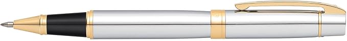 Sheaffer 300 Chrome Rollerball Pen with Gold Tone Trim