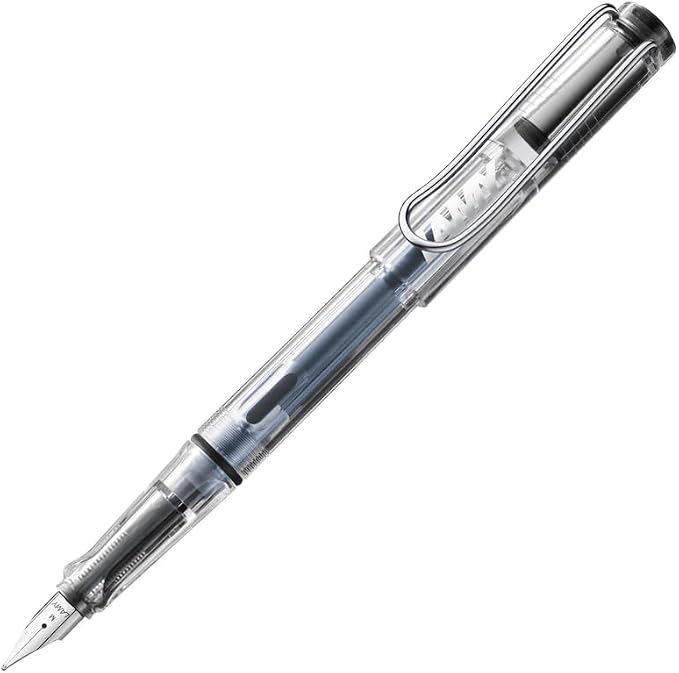 Lamy Safari Vista Fountain Pen - Demonstrator Clear, Extra-Fine Nib L12EF
