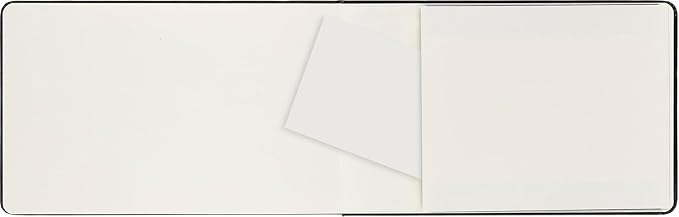 Moleskine Art Watercolor Album, Hard Cover, Plain/Blank, Large (5" x 8.25"), Black, 72 Pages