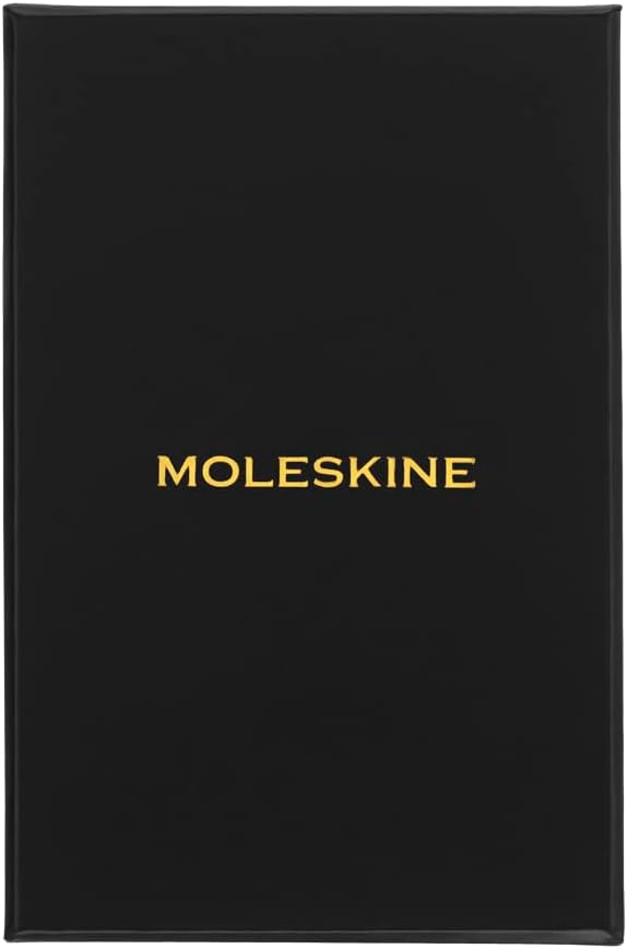 Moleskine Limited Edition Notebook Holiday Shine Box, Extra Small, Plain, Gold, Hard Cover (2.5 x 4)