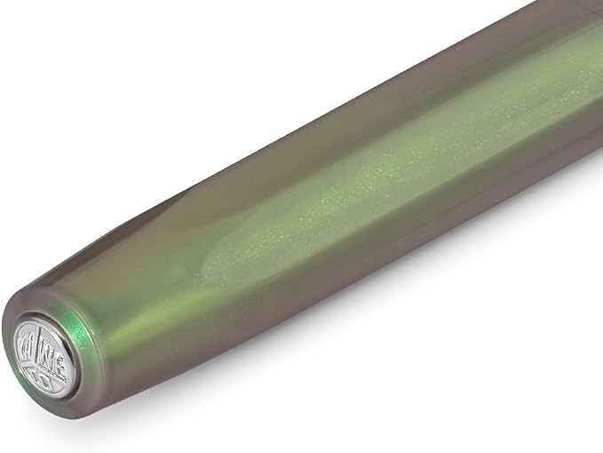 Kaweco LUNAR SPORT Fountain Pen Shadow Green I Premium Reservoir Pen with Steel Nib for Ink Cartridges 13 cm I Nib: EF (Extra Fine)