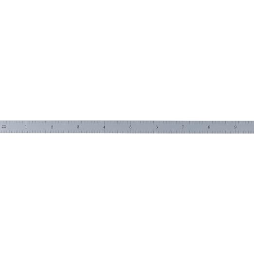 PEC Tools 24" Flexible Metal Ruler, Machinist Rule Made from High-Quality Carbon Steel with Satin Chrome Finish, 4R Graduaction (1/8", 1/16", 1/32", 1/64"), Trusted by Professionals, Made in USA