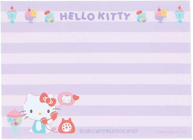 Sanrio Hello Kitty 8 Design Memo 016942