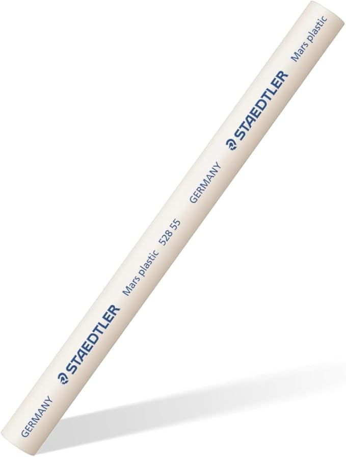 STAEDTLER Mars Plastic Eraser Refills 18-Pack White 36 Count | 18 Sets of 2 pcs- Latex-Free Erasers, Replacements for Refillable Holder, School & Office