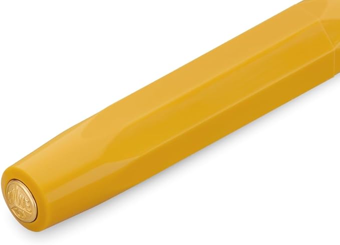 Kaweco COLLECTION Fountain Pen Honey, Fine Nib Sport Octagonal Clip Gold