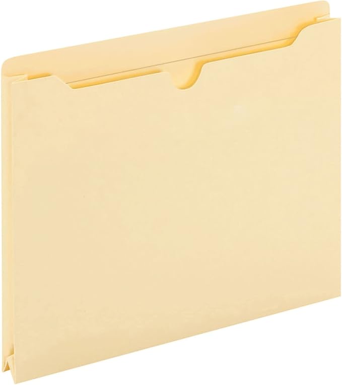 Office Depot Manila File Jackets, 1in. Expansion, 8 1/2in. x 11in., Box of 50, OD24910