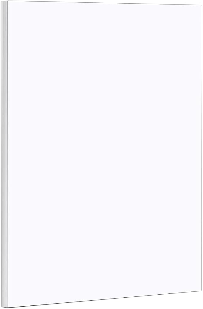 321Done Blank Notepad & Memo Pad, Unlined Writing Pads - 50 Tear-Off Sheets, 5.5x8.5 Notepads, Note Pads, Note Paper, Scratch Pad, Plain White 70 lb Paper, Chipboard Backing, Made in USA