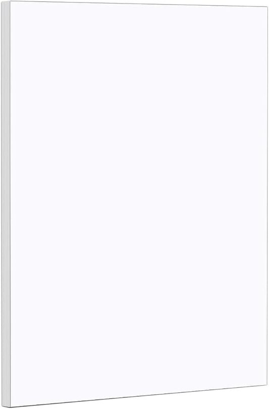 321Done Blank Notepad & Memo Pad, Unlined Writing Pads - 50 Tear-Off Sheets, 5.5x8.5 Notepads, Note Pads, Note Paper, Scratch Pad, Plain White 70 lb Paper, Chipboard Backing, Made in USA