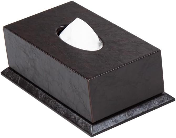 Bonded Leather Desk Organizer Set – Executive 12-Piece Desk Pads, Name Plate, Pens, Coasters & Office Accessories – Office Organization & Decor