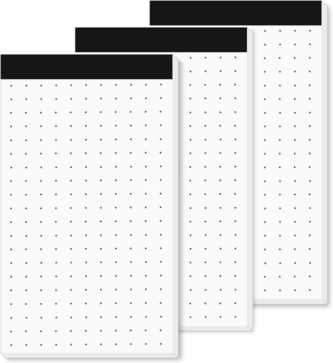 amassan Metal Pocket Notebook, Small Pocket Notepad Aluminum Note Case with Mini Metal Pen and 60-Page Sheets … (Notepads Refills （Dot Grid）)
