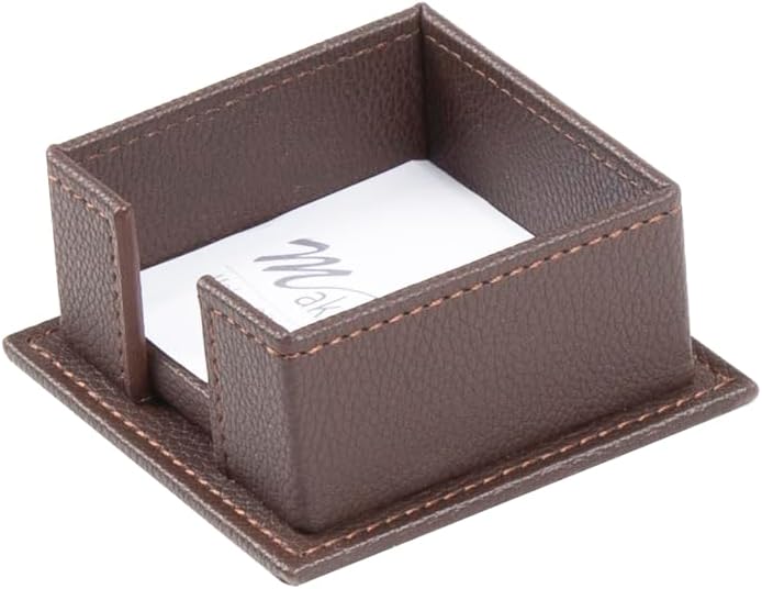 Venus Bonded Leather Executive Desk Set – 12-Piece Luxury Desk Organizer with Desk Mats, Mouse Pad, Name Plate, Pens & Office Accessories (5 Color Options)