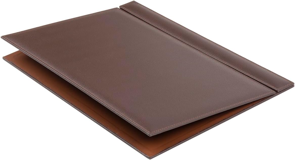 Venus Bonded Leather Executive Desk Set – 12-Piece Luxury Desk Organizer with Desk Mats, Mouse Pad, Name Plate, Pens & Office Accessories (5 Color Options)