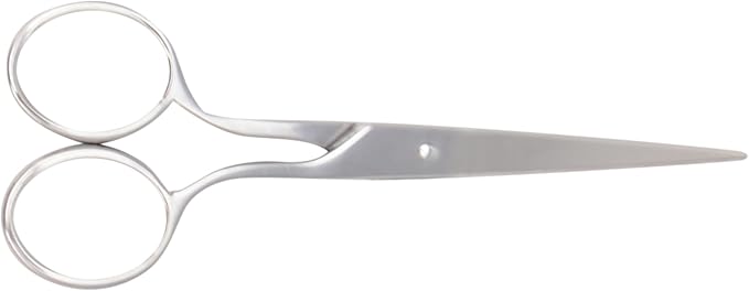 Westcott 5in Forged Fabric and Paper Scissors, Precision Scissors for Embroidery Detail, Sewing, Quilting, Tailoring, Arts and Crafts