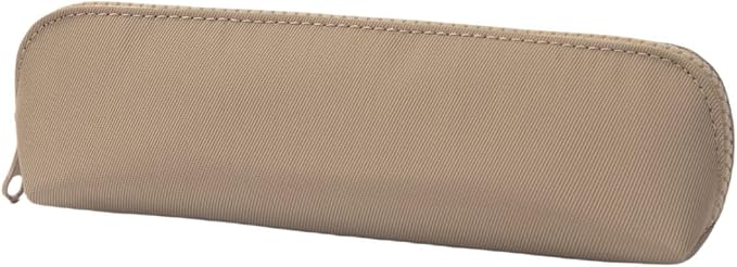 Pencil Case Small Pencil Pouch Slim (Khaki, Oxford)