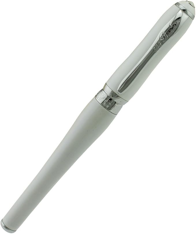 Duke Fude Nib Fountain Pen Medium to Broad Nature Mother Pearl on Cap with Pen Pouch sketching Art Drawing Signature Calligraphy Pen Case Set