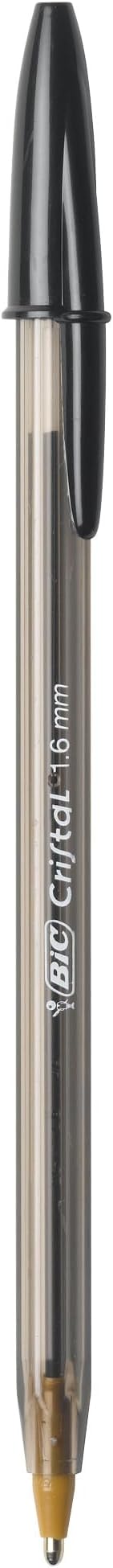 BIC Cristal Xtra Bold Ballpoint Pens, Bold Point (1.6mm) For Vivid And Dramatic Lines, Black Ink, 24-Count Pack, Perfect Ink Pens