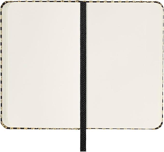 Moleskine Limited Edition Notebook Holiday Shine Box, Extra Small, Plain, Gold, Hard Cover (2.5 x 4)