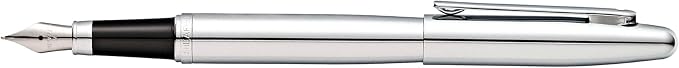 Sheaffer VFM Chrome Fountain Pen with Medium Nib