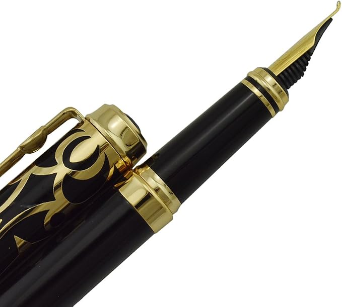 Lanxivi Duke Sapphire Fude Pen Calligraphy Fountain Pen Fine to Broad Size for Signature and Art Drawing