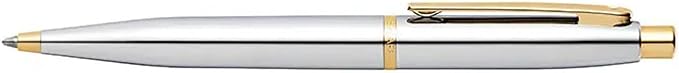 Sheaffer VFM Chrome Ballpoint Pen with Gold Tone Appointments