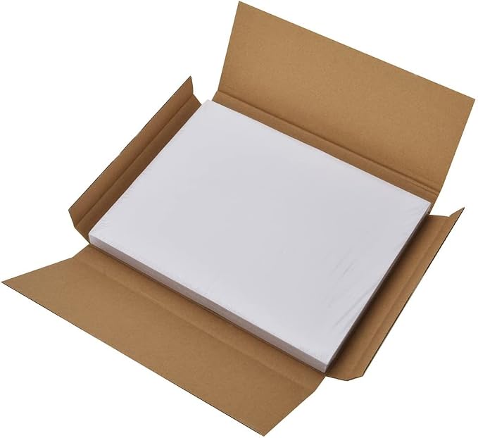 100 Sheets 30 UP 1" x2-5/8 Shipping Labels 3000 Pcs FBA Label Stickers for Laser/Inkjet Printers, White Blank Sticker Name Tags, 30 Per Page