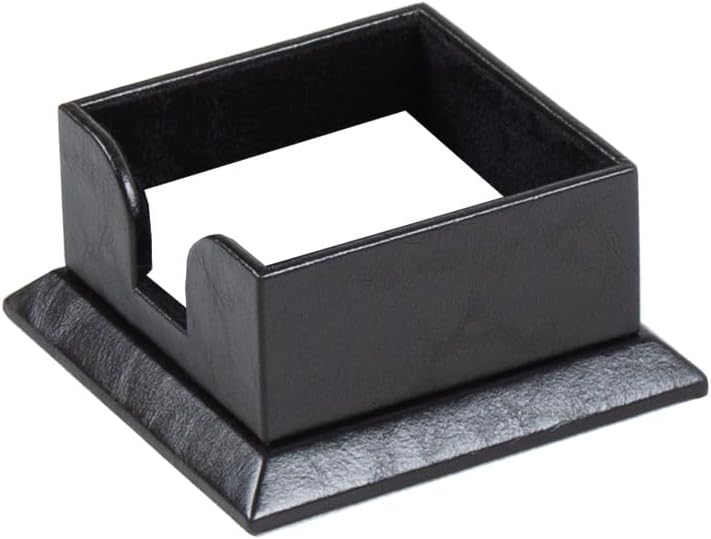 Bonded Leather Desk Organizer Set – Executive 12-Piece Desk Pad, Name Plate, Pens, Coasters & Office Accessories – Office Organization & Decor