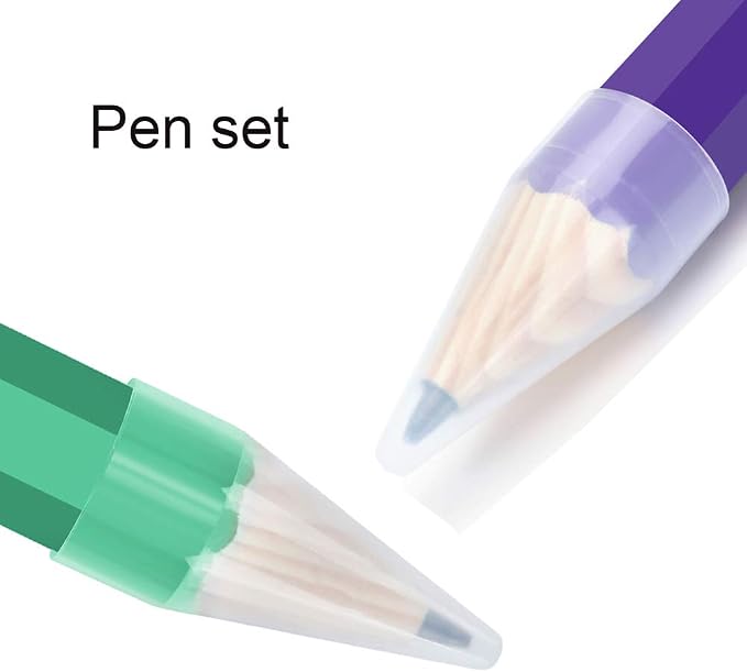 Giant Pencil, 14 Inch Big Jumbo Pencils, Funny Oversized Huge Comically Large Pencil with Cap for Prop/Gifts/Decor(Green)
