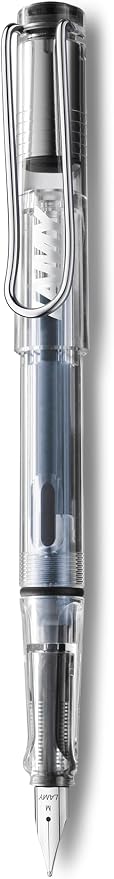 Lamy Safari Vista Fountain Pen - Demonstrator Clear, Extra-Fine Nib L12EF