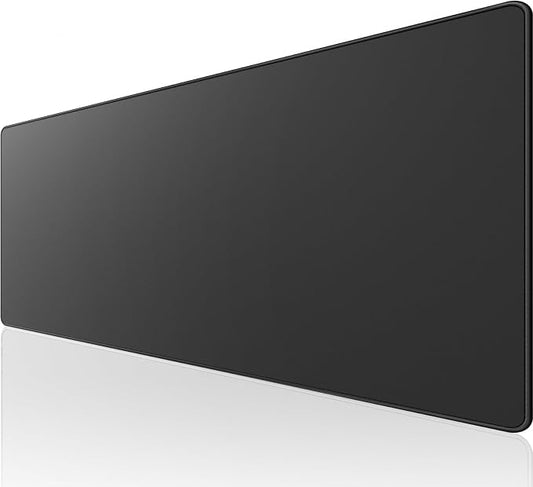KTRIO Large Gaming Mouse Pad Desk Mat for Gamer, 35.4" x 15.7", Black, XXXL | Extended Size Design, Superior Micro-Weave Cloth, Non-Slip Rubber Base, Durable Stitched Edges, Water-Resistant Coating