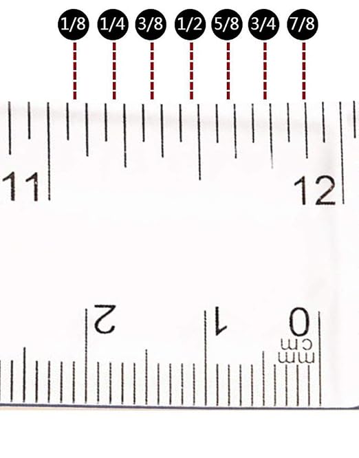 30 Pack Clear Plastic Ruler 12 Inch Flexible Ruler Straight Ruler With Inches and Metric for School Classroom Office