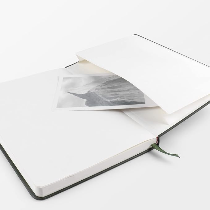 Journal notebook (A5-Dotted, Dark Green),192 Pages, Medium 5.7X8.3 inches - 80 gsm Thick Paper, Hardcover