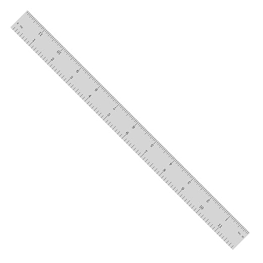PEC Tools 12 Inch Rigid Steel Ruler (3 Pack), Machinist Metal Ruler Scale with Markings 1/8", 1/16", 1/32", 1/64", Tempered Steel, 3/64 Thick x 1" Wide, Trusted by Professionals, Made in USA