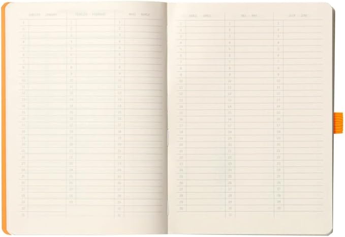 Rhodia Goalbook Journal, A5, Dotted - Poppy,117753C